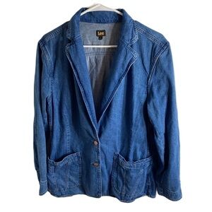 Lee Denim Jacket Large Women’s Coat Jean